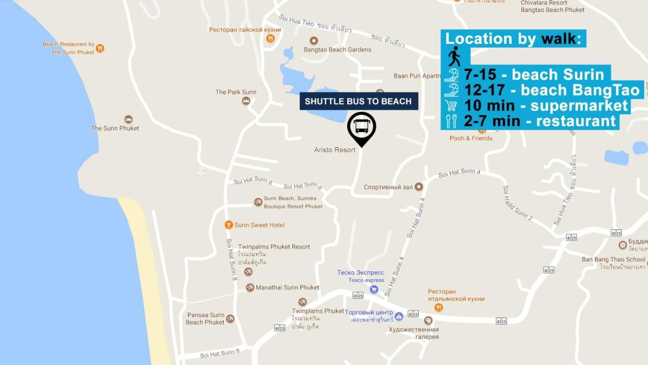 The Aristo By Holy Cow, 2-Br, 60 M2, Pool View Apartment Pantai Surin Bagian luar foto